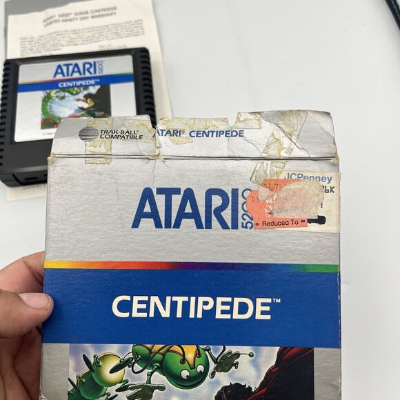 Centipede (Atari 5200, 1982) CIB And Tested W/ Overlays On Shelf - Picture 12 of 12